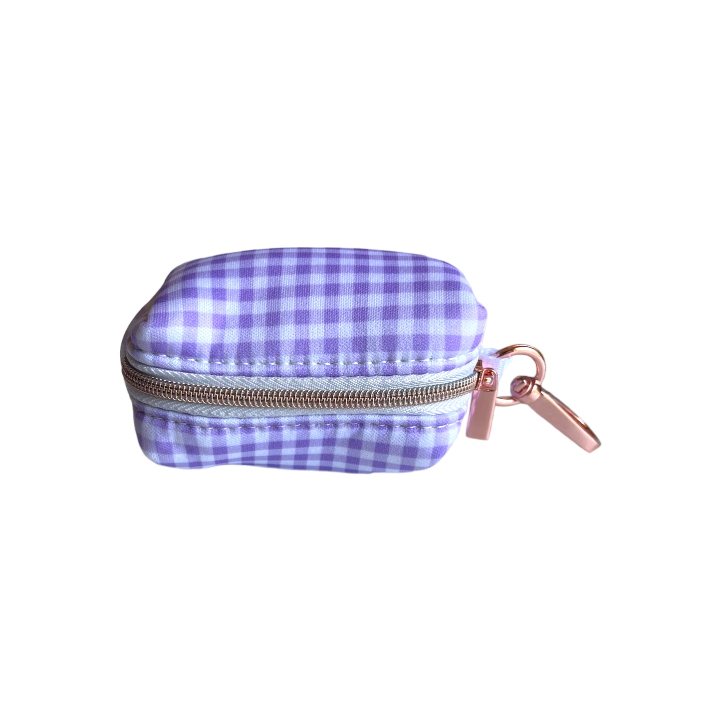 Poop Bag Holder - Lavender Lux Gingham