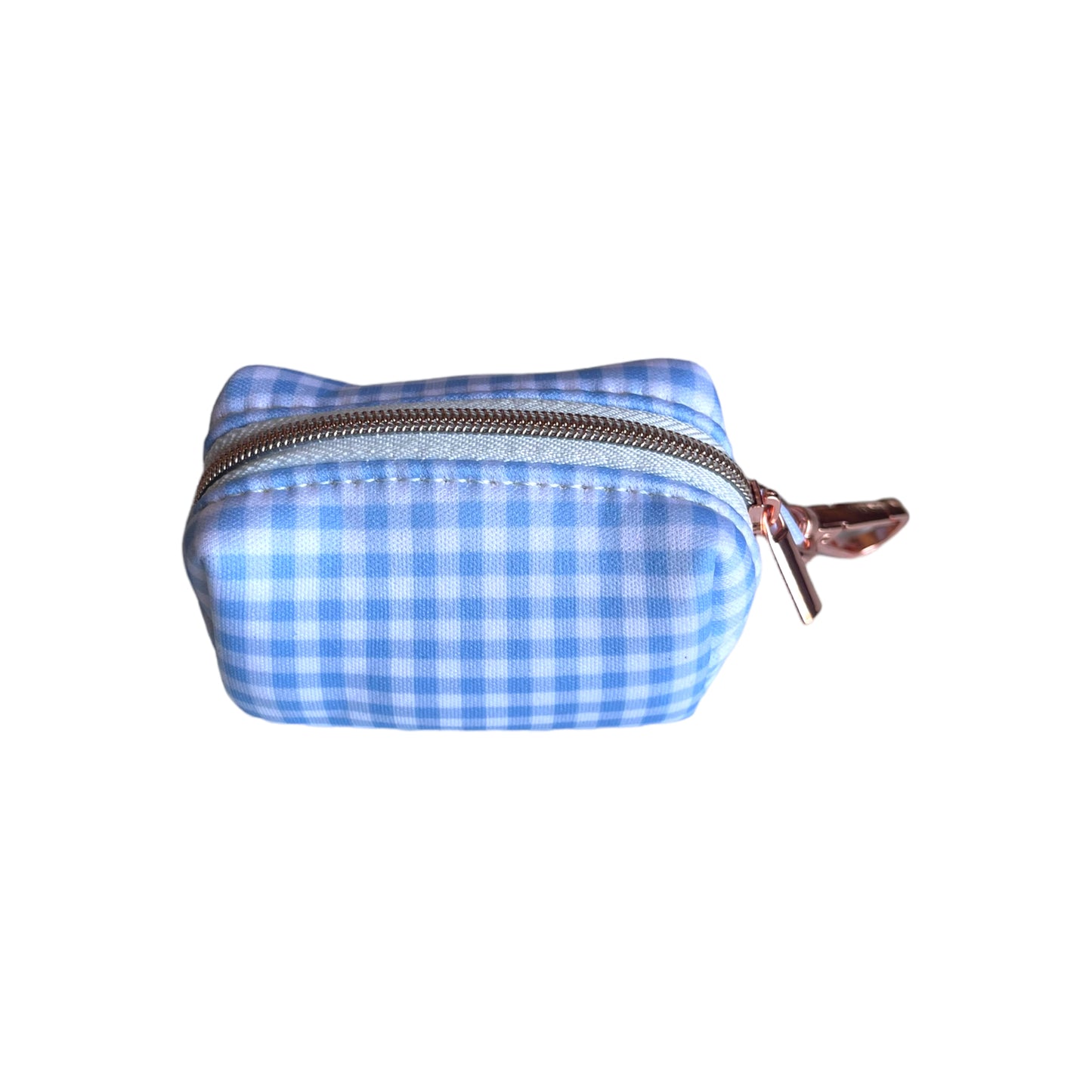 Poop Bag Holder - Blue Breeze Gingham
