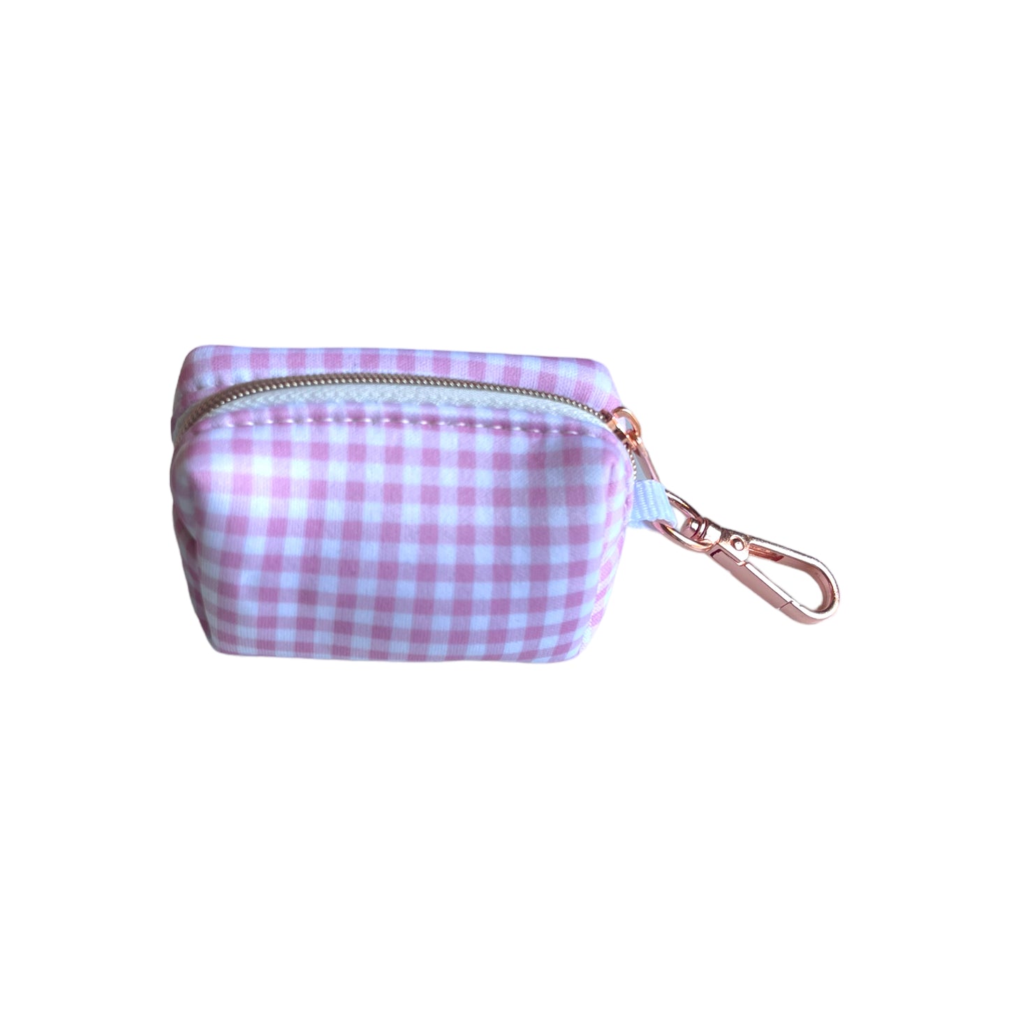 Poop Bag Holder - Blush Delight Gingham