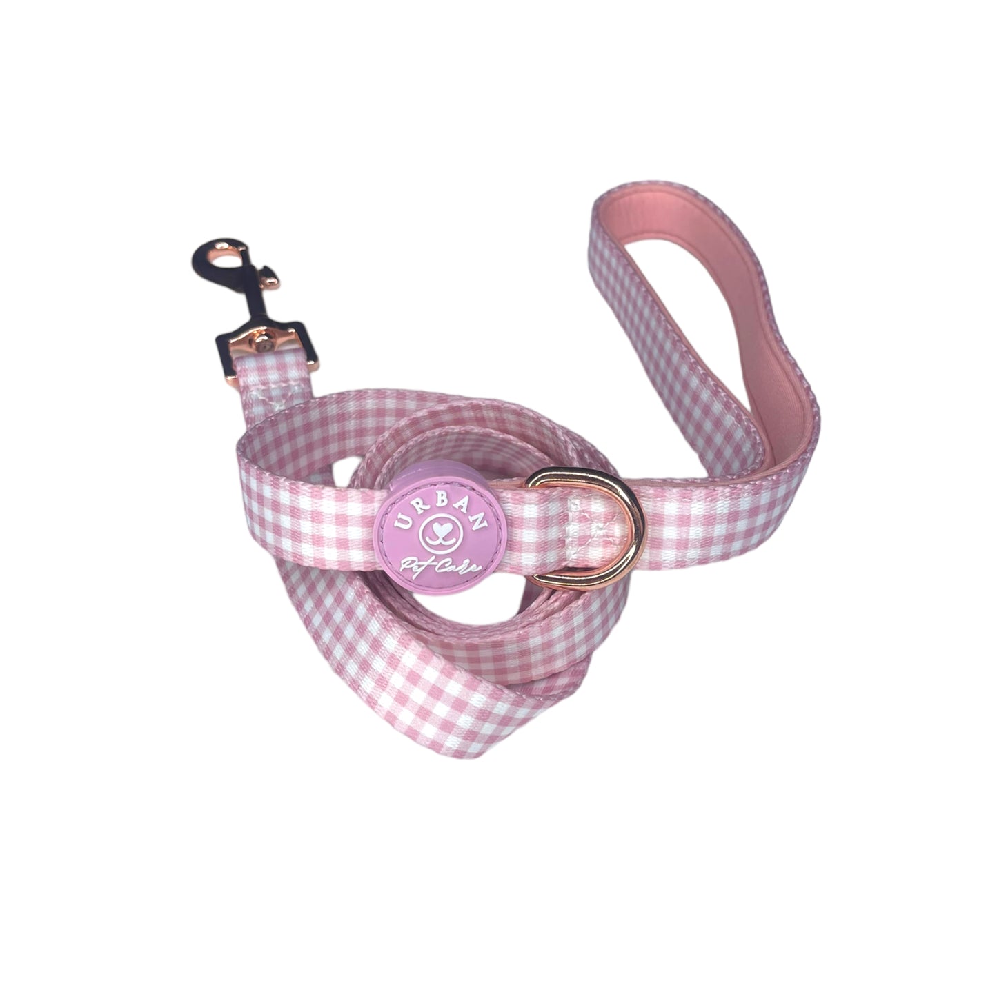 Leash - Blush Delight Gingham