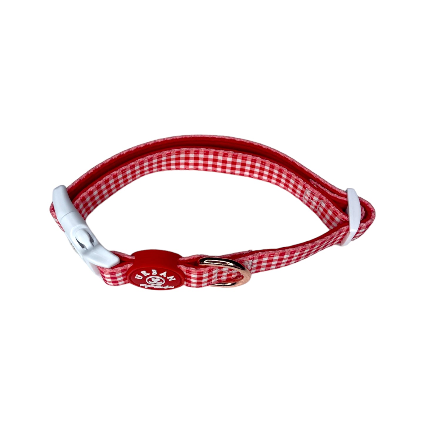 Collar - Crimson Red Gingham “NEW”